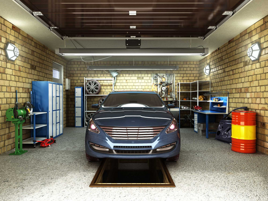 Jak urządzić garaż - co na podłogę w garażu?