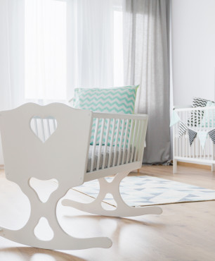 Pokój dla noworodka w stylu skandynawskim