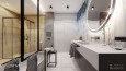 Designerska łazienka z sauną